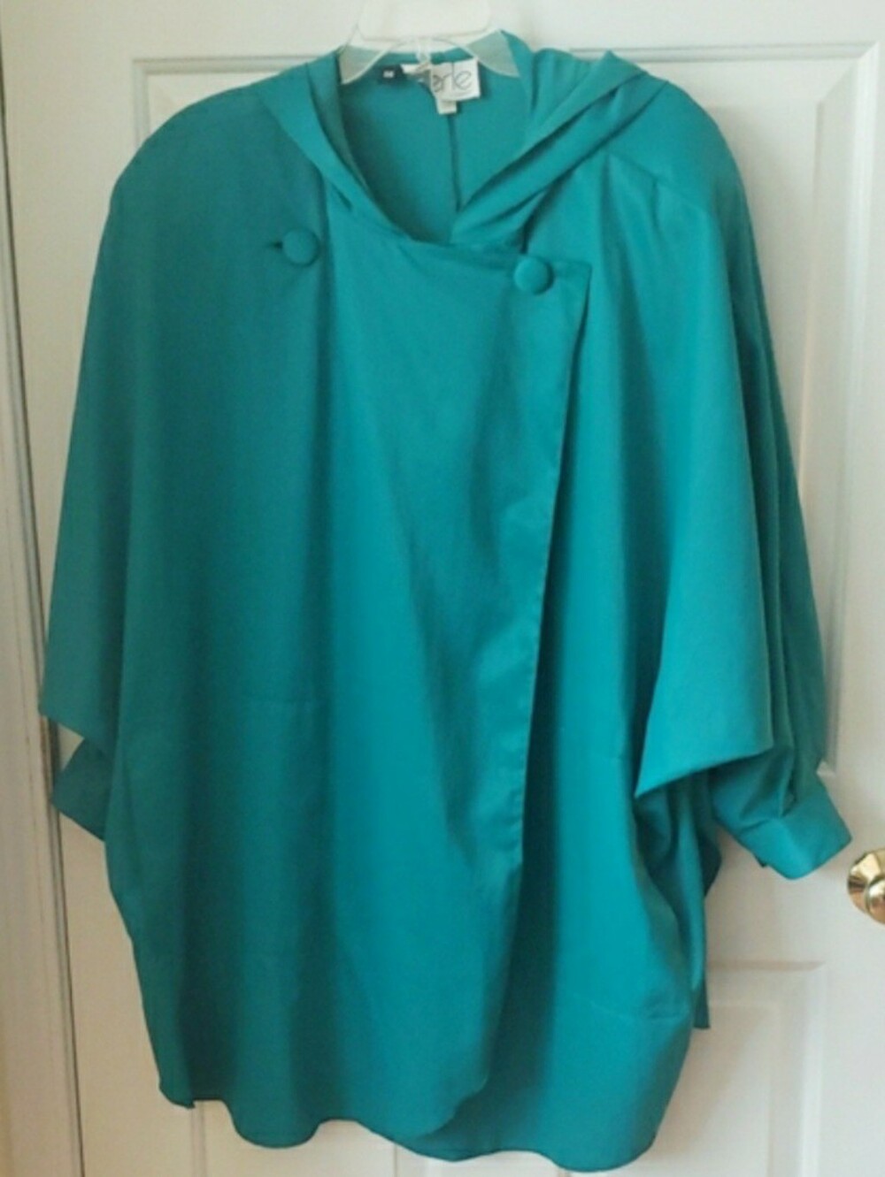 Vtg Teal Women's Rain Coat by Merle Size: OS